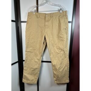 Duluth Trading Company 38x28 Flex Ballroom Khakis Pants Tan